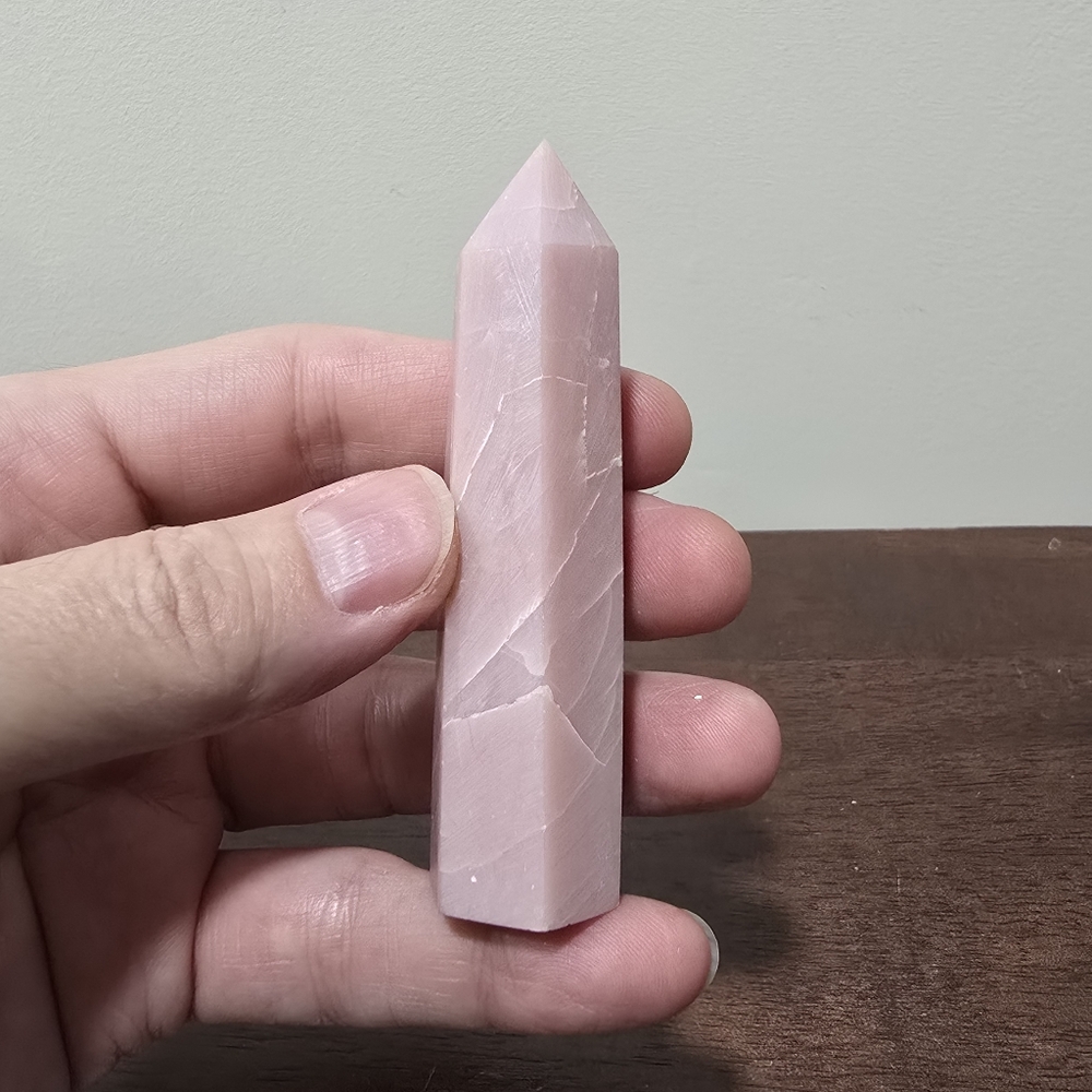 Pink Opal Crystal Tower